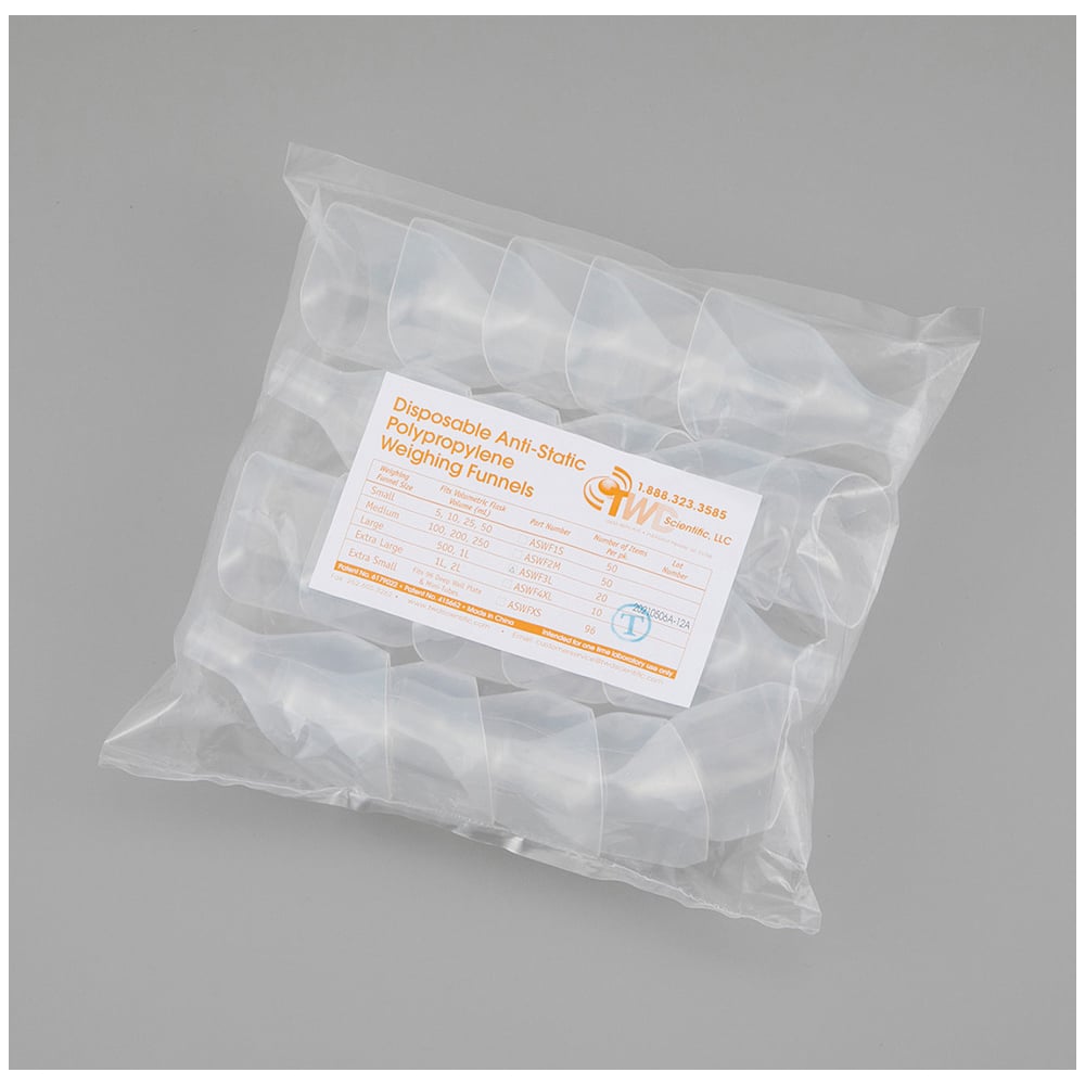 プラスチック秤量皿ロート 帯電防止タイプ 20/10mL 20個入　ASWF3L 1箱(20個入)