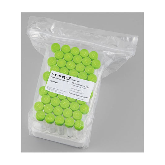 Bioreaction Tubes Conical (Rack Pack) 15mL 50 tubes x 6 bags 76211-284 1 box (50 tubes x 6 bags)