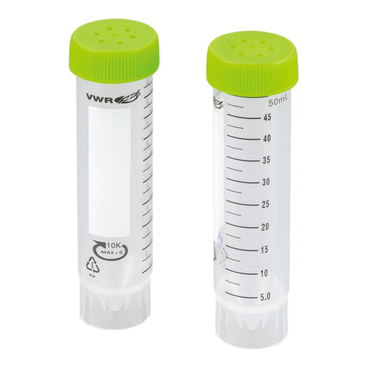 Bioreaction Tubes, Self-standing (Bulk Pack) 50mL, 10 tubes x 10 bags, 76211-290, 1 box (10 tubes x 10 bags)