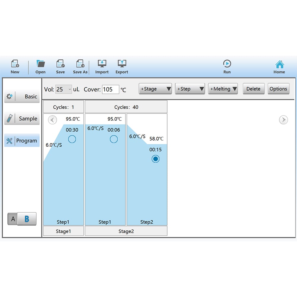 Real-time PCR thermal cycler Real time AS16 1 unit