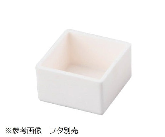 Alumina firing container, body, 70mm square, 1 piece