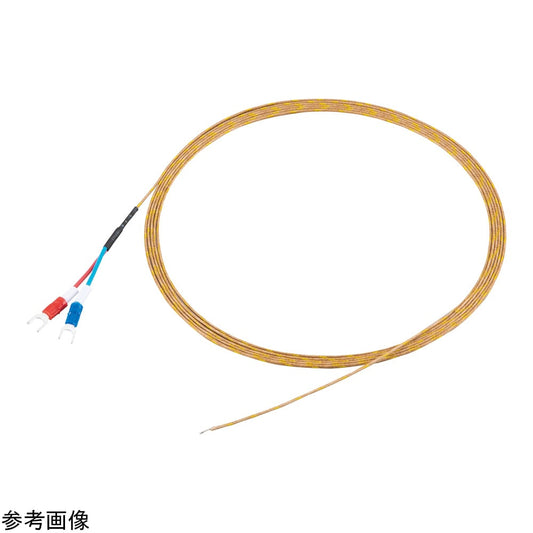 被覆K熱電対 ガラス被覆 φ0.5mm 5m　DS-2000-0505-M4Y 1個