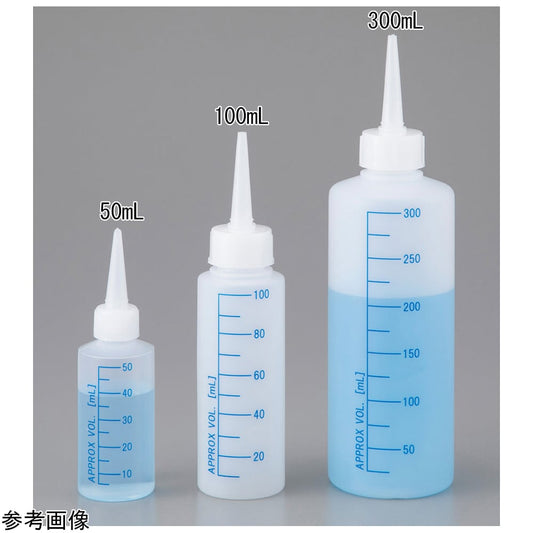 スポイトボトル（青色目盛り線付）50mL 1本