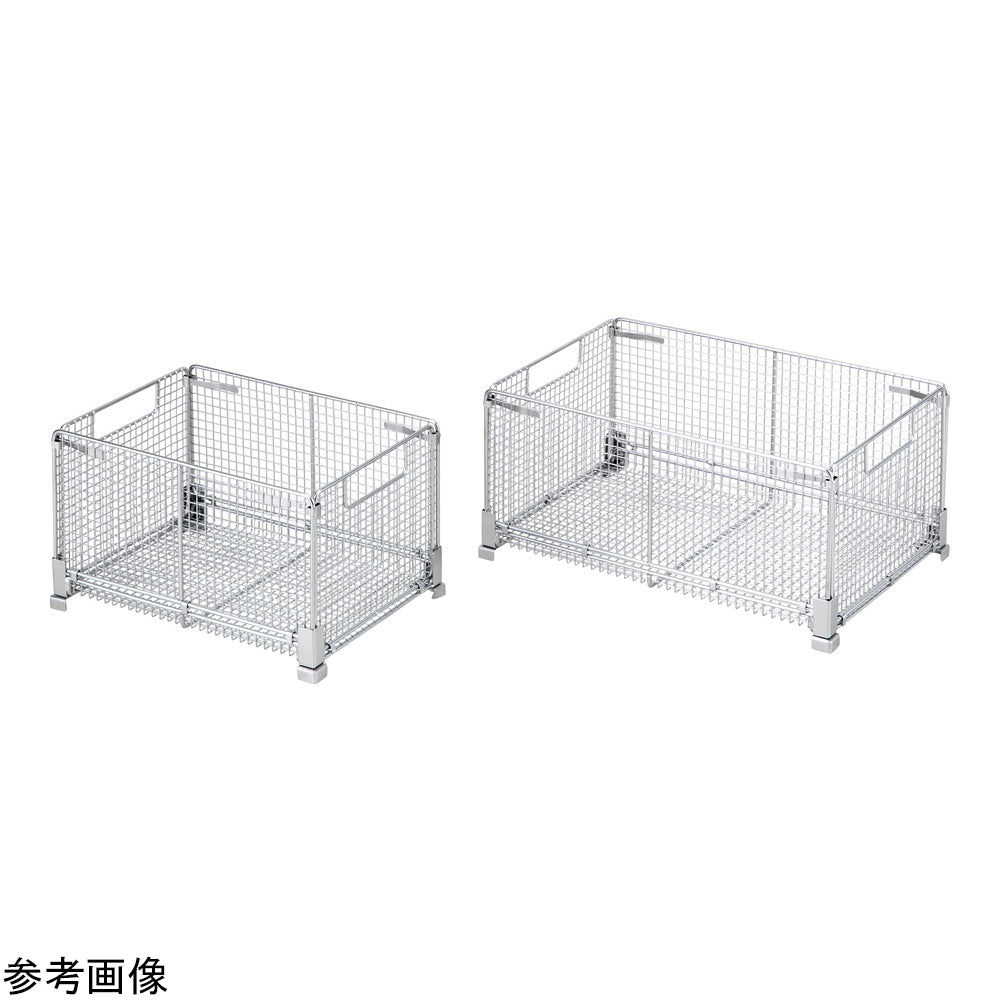 접이식 스테인리스 바구니 350×250×216mm OB-1 1개