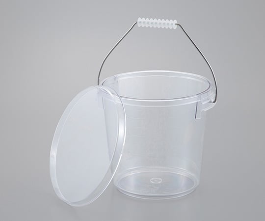 Polycarbonate bucket with lid 10L 1pc