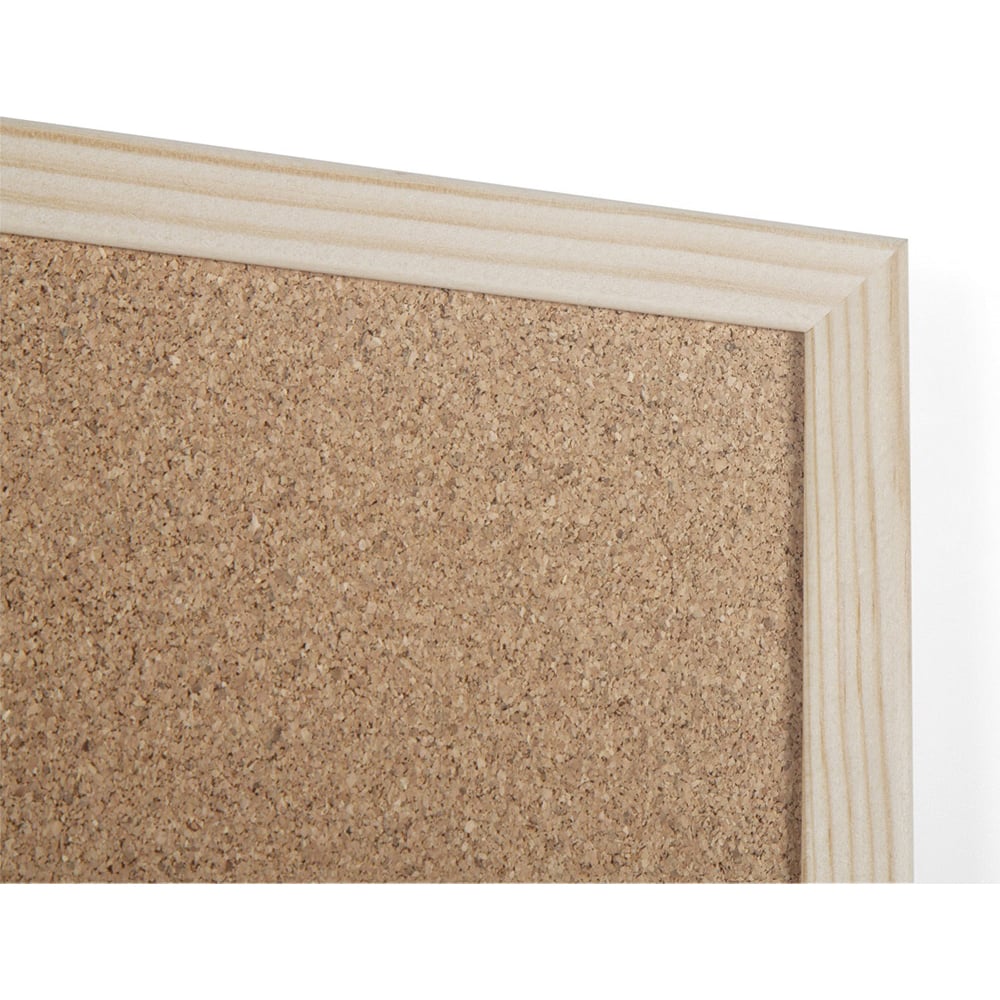 Double-sided cork board 1200 x 900 x 14 mm BSQ14100 1 sheet