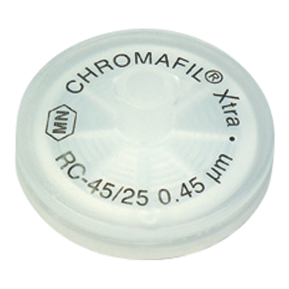 シリンジフィルター（セルロース・CHROMAFIL）0.45um φ25mm ナチュラル 100個入　729231 1箱(100個入)