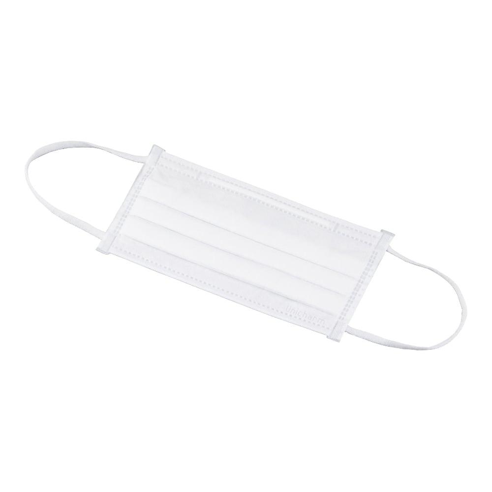 서지컬 플리츠 마스크(4층 구조) 보통 사이즈 흰색 50장입 54266 1상자(50장입)