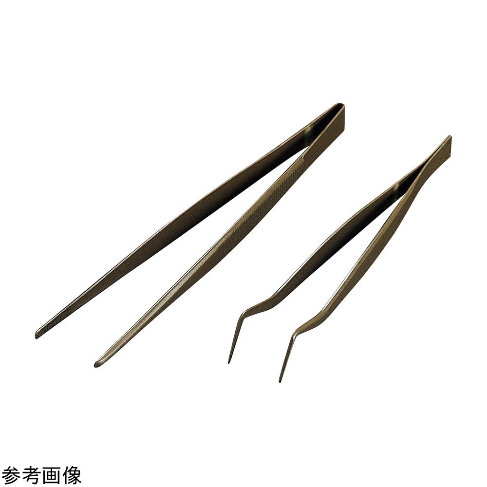 PFA 코팅 핀셋 150mm 선곡 NR0366-007 1개