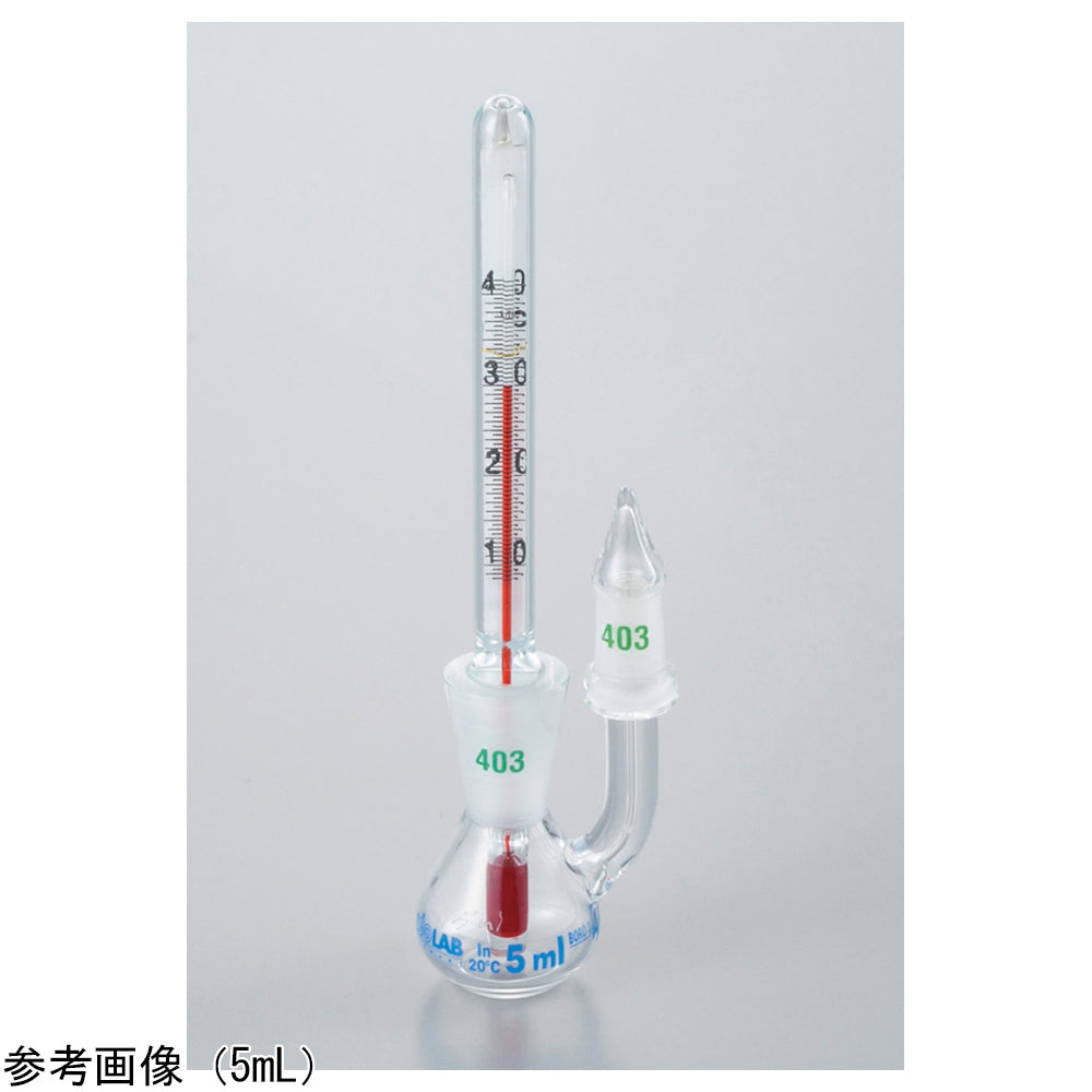 温度計付き比重瓶 50mL　023.03.050 1本