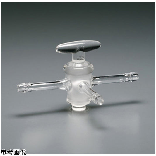 Three-way cock (rubber stopper type) 15/35 φ6mm CL0461-01-10 1 piece