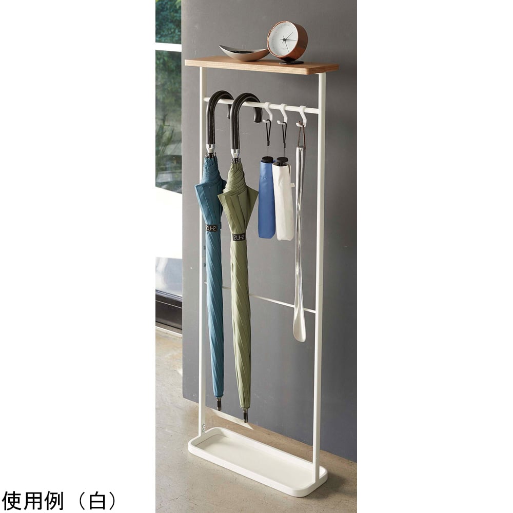 Umbrella stand tower with top, white, US-TW B WH, 1 piece