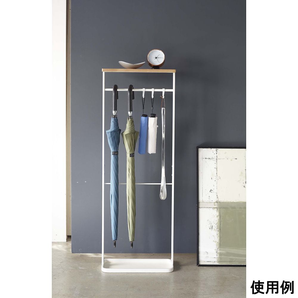Umbrella stand tower with top, white, US-TW B WH, 1 piece