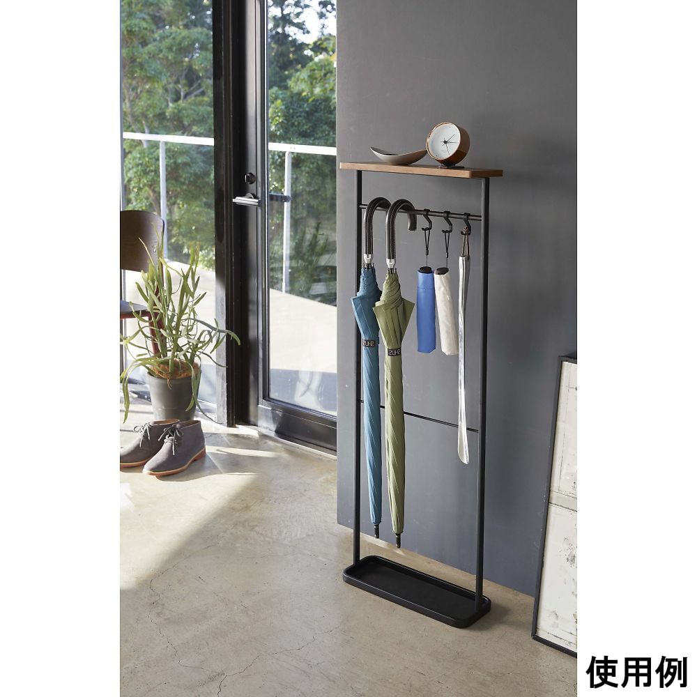 Umbrella stand tower with top, black, US-TW B BK, 1 piece