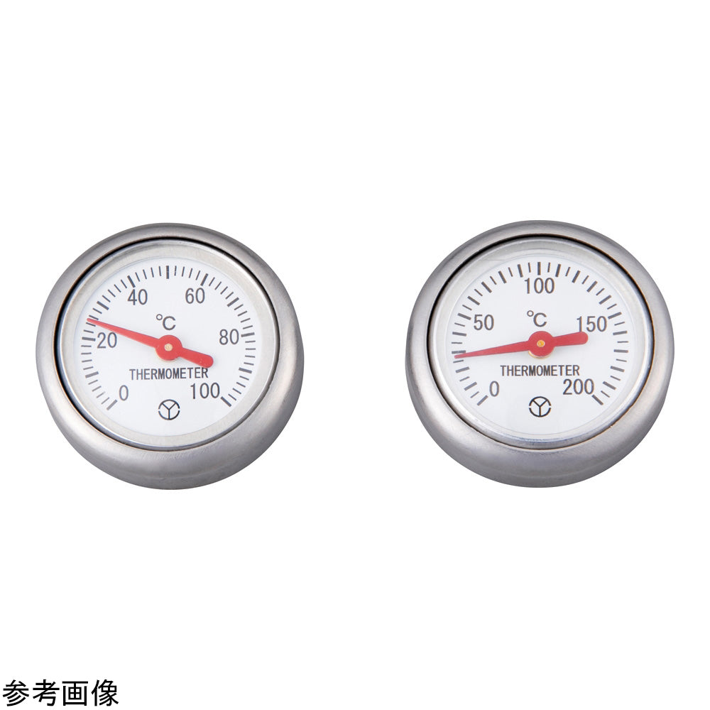 바이메탈 표면용 온도계 0~100℃ JC-7363 1개
