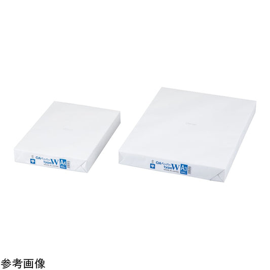 Natural color copy paper OA paper type W A4 500 sheets x 5 books 1 box (500 sheets x 5 books)