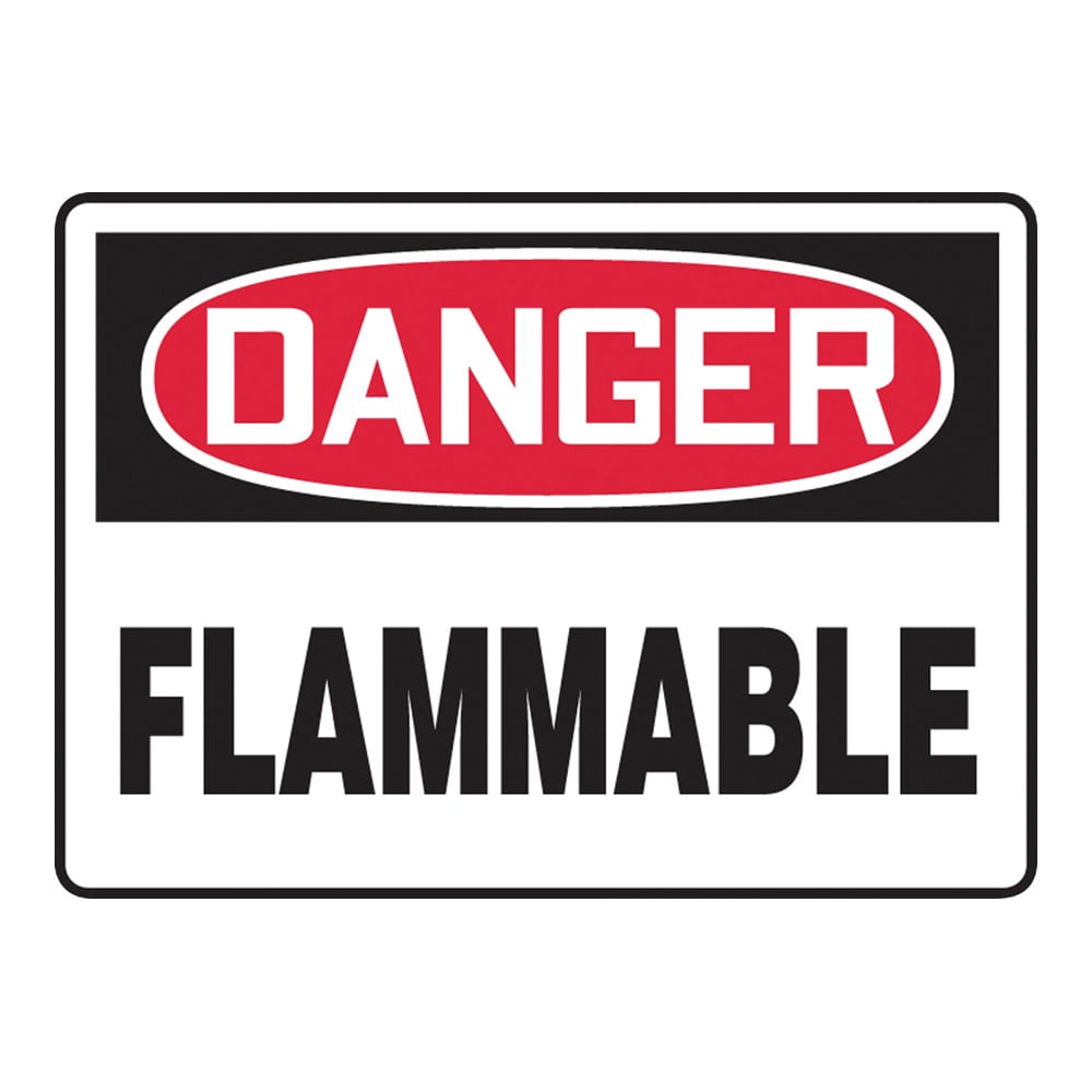 Warning and caution label (English) Flammable MCHL228VS 1 sheet