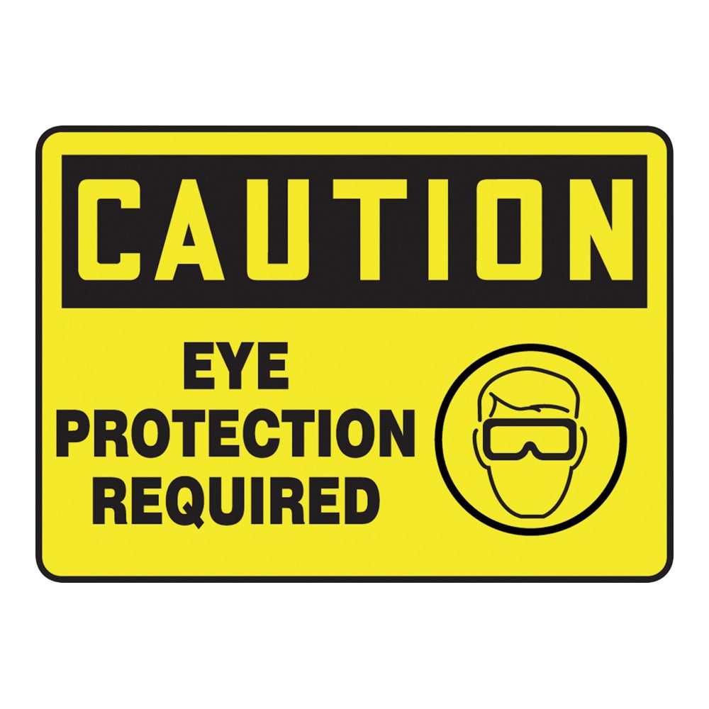 警告・注意喚起ラベル（英字）Eye Protection Required　MPPE795VS 1枚