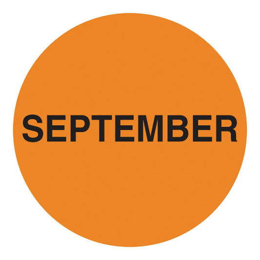 Monthly label φ38mm, English letters SEP 500 sheets LDT310SP 1 roll (500 sheets)