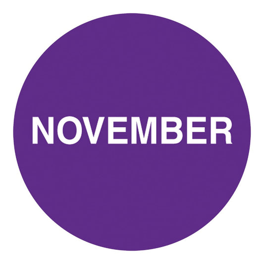 Monthly label φ38mm, English letters NOV 500 sheets LDT310NV 1 roll (500 sheets)