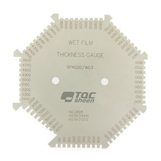 角形ウェットフィルム膜厚計 測定範囲：50～10000μm　SP4020 1個