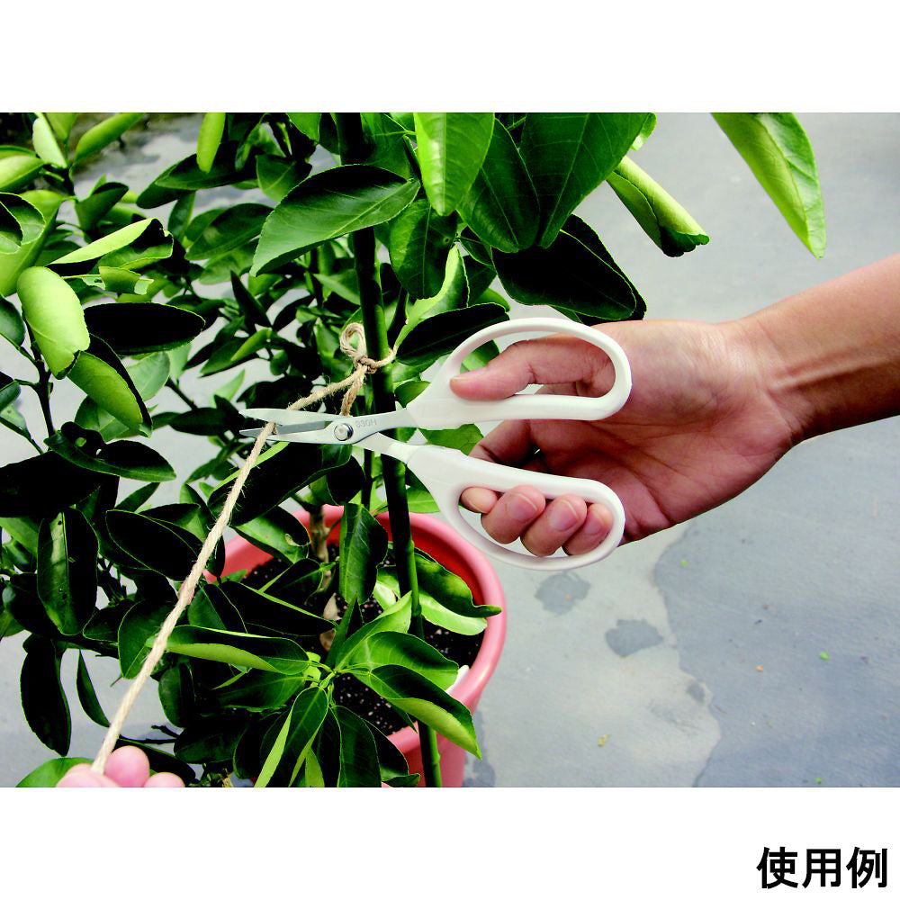 園芸用多用途鋏 クラフトチョキ ホワイト 右利き用　EG-330H-W 1個