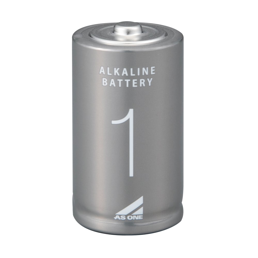 アズワンのアルカリ乾電池 単1 1パック(2本入) 1パック(2本入)