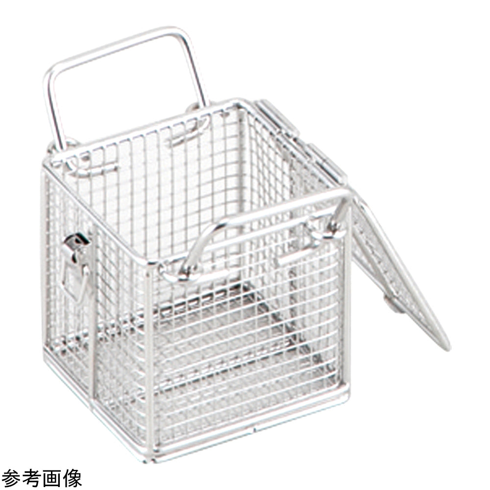 Basket with lid (with handle) 150×150×150mm 1pc