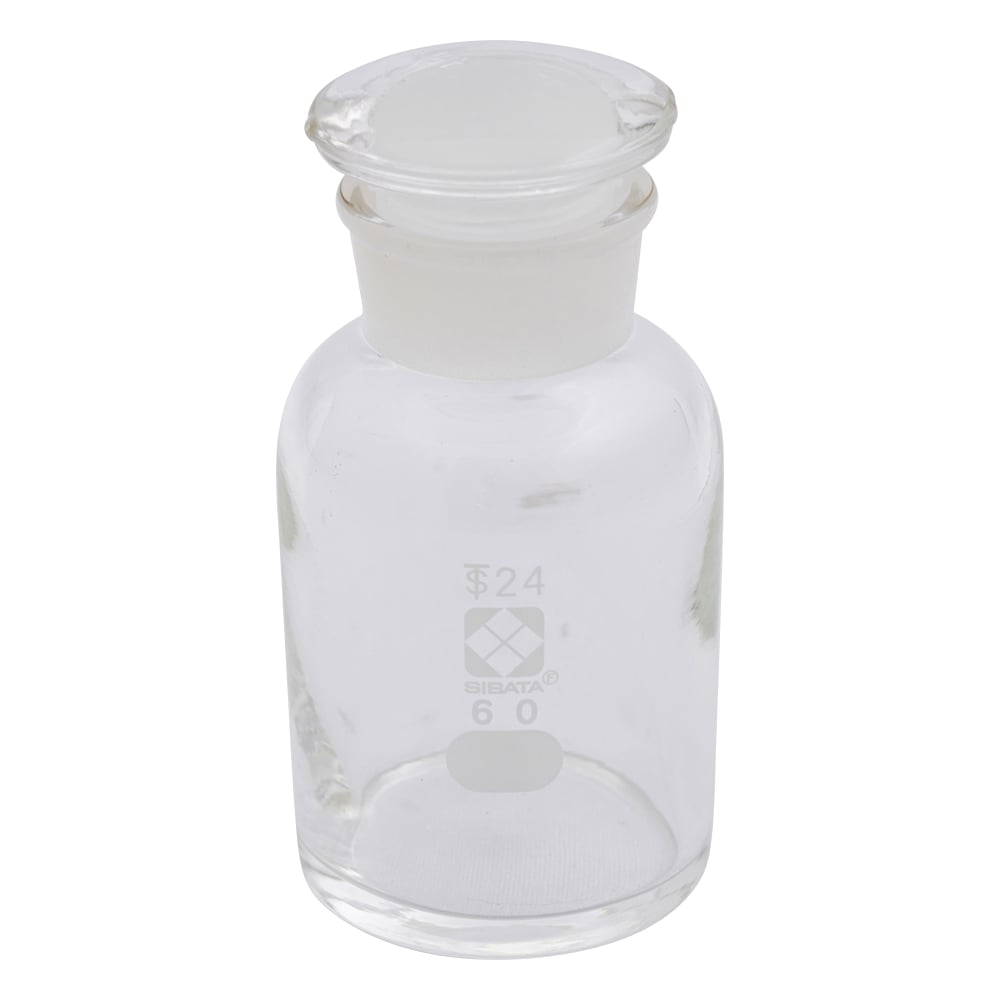 공통 미끄럼 맞추기 광구 시약병 백색 60mL 1개