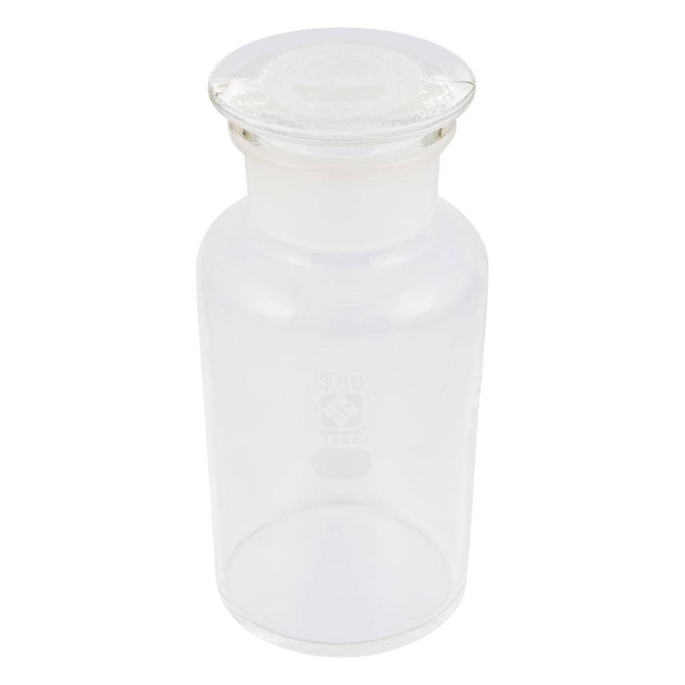 共通摺合わせ広口試薬瓶 白色 1000mL 1本