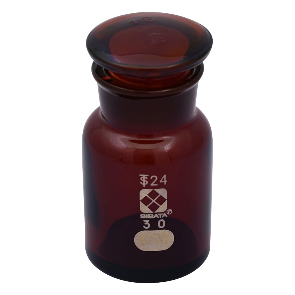 공통 슬라이딩 광구 시약병 다갈색 30mL 1개