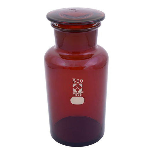 Common wide-mouthed reagent bottle, brown, 1000mL, 1 bottle