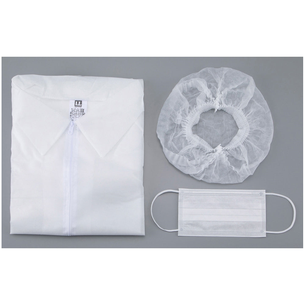 부직포 웨어 L사이즈 3점 세트 1세트