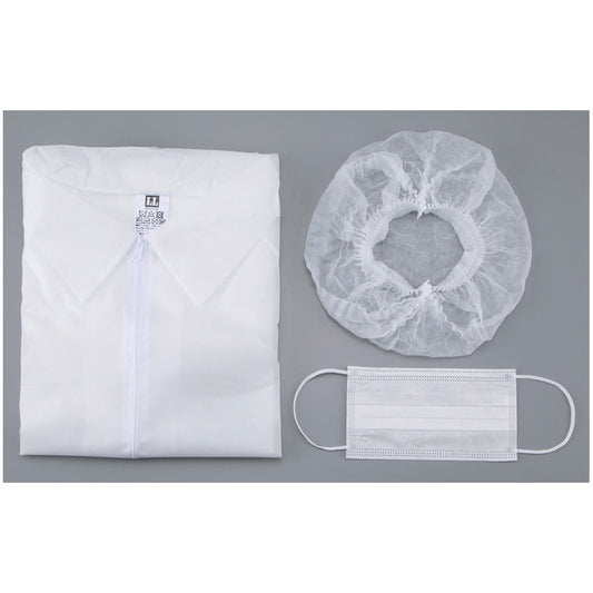 부직포 웨어 L사이즈 3점 세트 1세트