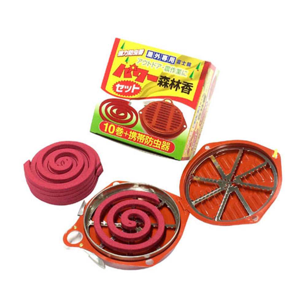방충·방수선향 파워 삼림향 10권+휴대방충기 세트 1세트
