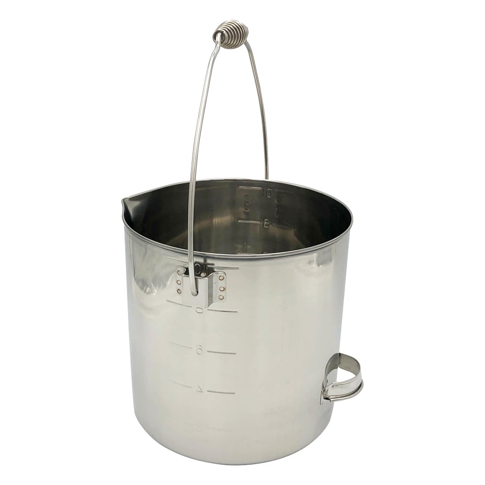 Lab pail with side handle for easy pouring, 10L x 1