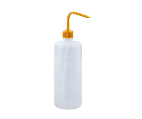 Colorful Varie Narrow Mouth Washing Bottle, Yellow, 1L, 1 Bottle