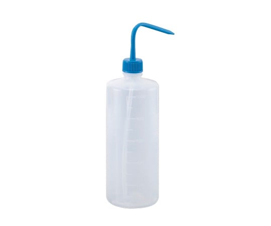 Colorful Washing Bottle Narrow Mouth Blue 1L 1pc