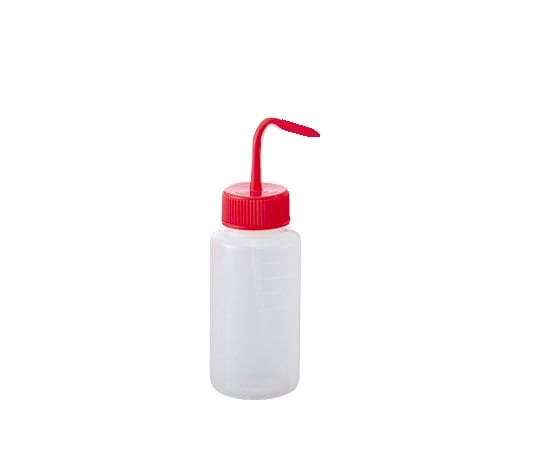 Washing bottle, colorful variations, wide mouth, red, 500mL, 1 bottle