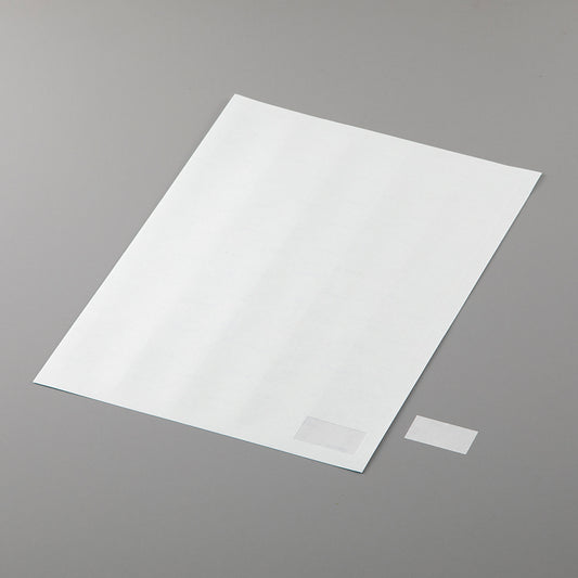 Cleanroom print labels A4 65 sides 1 book (100 sheets) 1 book (100 sheets)