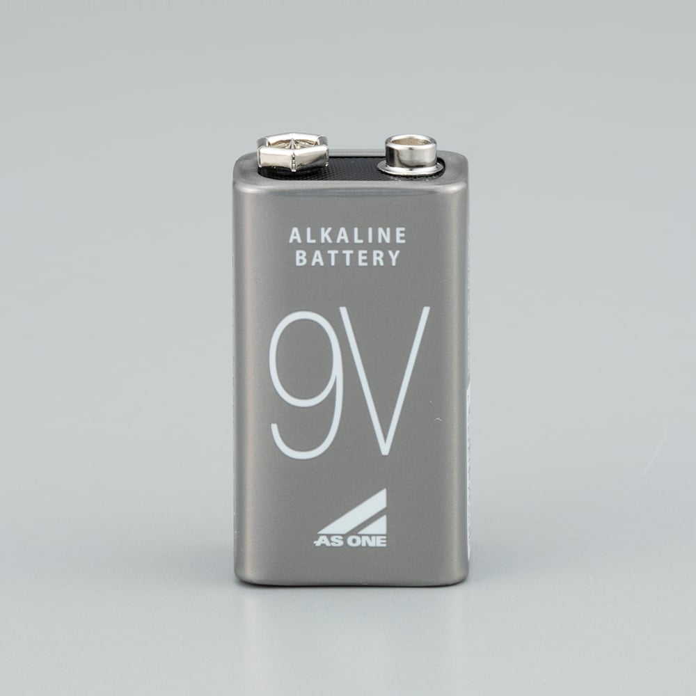 1 x 9V alkaline battery from AS ONE