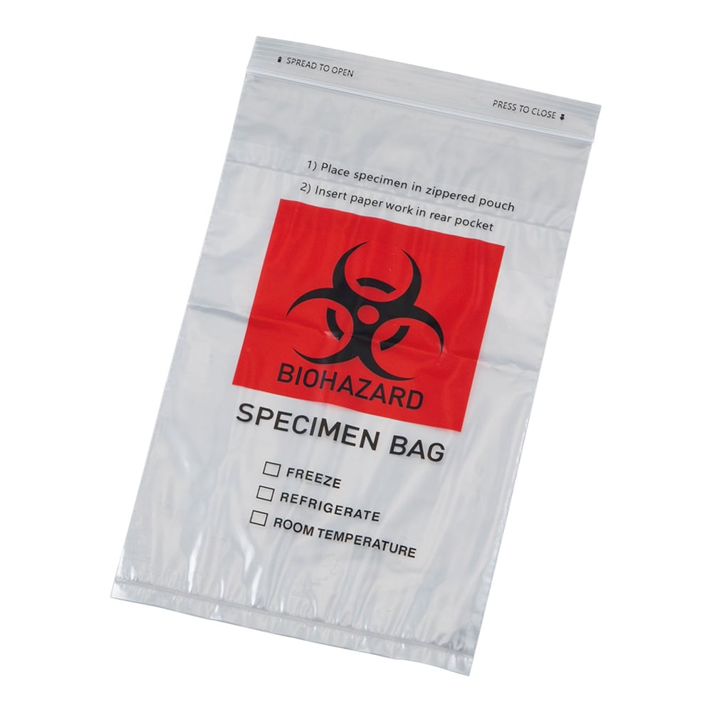 검체백(바이오해저드 마크 부착) 150×250mm 1봉(100장입) AYB1525 1봉(100장입)
