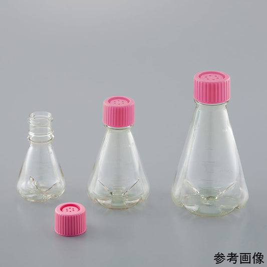 ビオラモディスポ滅菌三角フラスコ（バッフル底） 500mL 1箱（12個入）　SEFB500V 1箱(12個入)