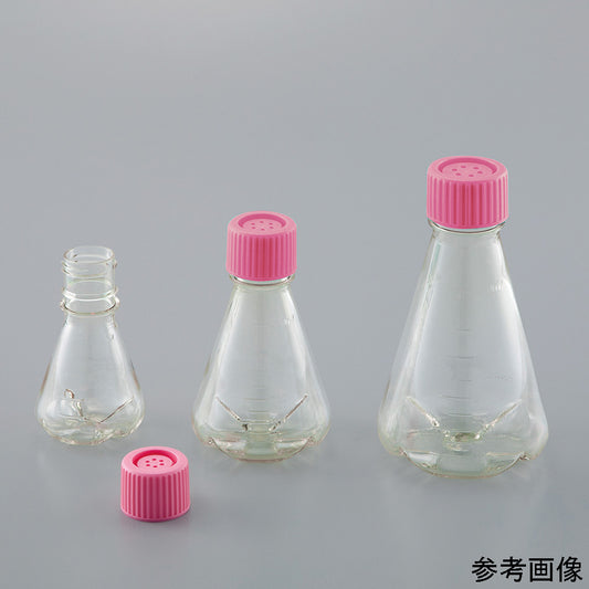 ビオラモディスポ滅菌三角フラスコ（バッフル底） 125mL 1箱（24個入）　SEFB125V 1箱(24個入)