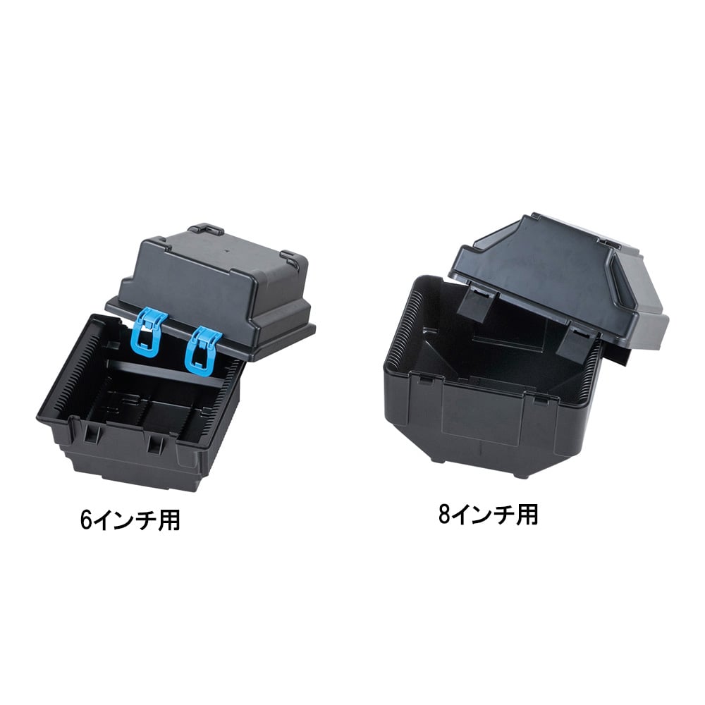 웨이퍼 케이스(대전 방지 타입) 6인치용 249×228×247mm SL-WSB6B-R 1개