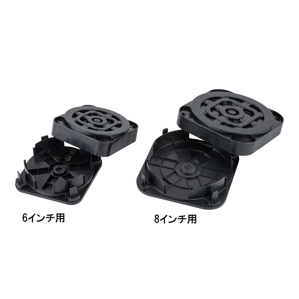 웨이퍼 쉬퍼(웨이퍼 링 세트 타입・대전 방지) 6 인치용 250×250×70 mm SL-HWSR6 1개