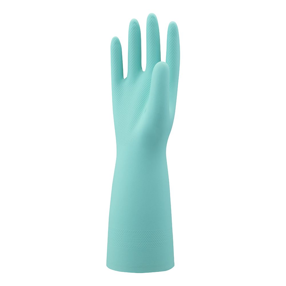 Nitrile Rubber Gloves, Thin, L, Green, 138-LG, 1 pair