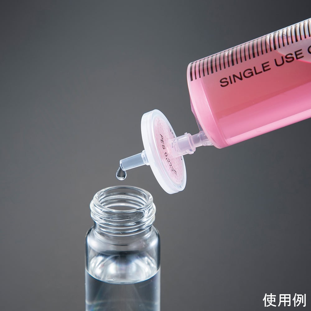 ビオラモシリンジフィルター（親水性PVDF）0.22μm φ25mm 1箱（100個入）　PVDF025S022I 1箱(100個入)