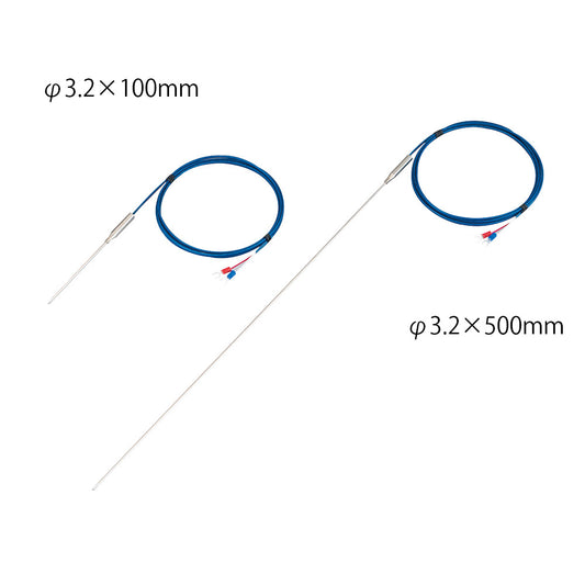 K熱電対 インコネルタイプ M4Y端子 Φ3.2×1000mm　KTIN-32100 1個