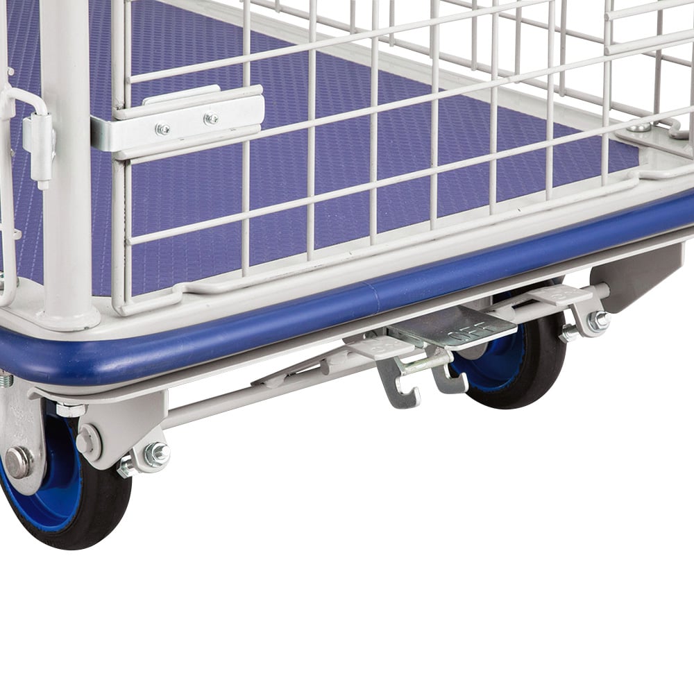 Double door dolly (1/2 opening and closing door) brake foot type KT-300F 1 piece